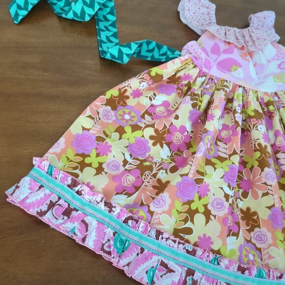 Matilda Jane platinum Taffy puffer dress size 4 EUC - Picture 9 of 11